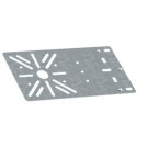 Placa de montaj, constructie plata, MP FL FS, 235x120 OBO